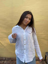 Lovisa linen shirt - white