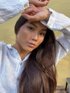 Lovisa linen shirt - white