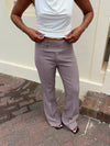 Adelita low waisted suit pants - Taupe