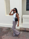 Adelita low waisted suit pants - Taupe