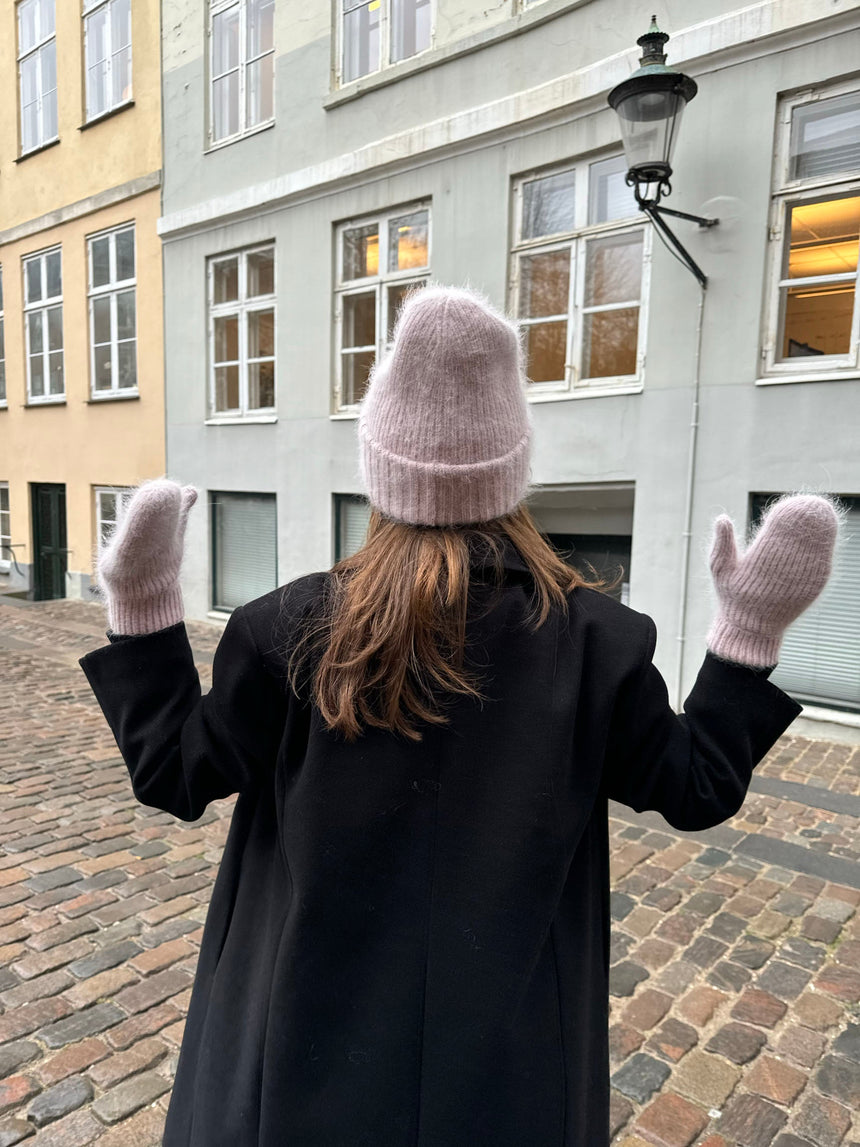 Fluffy mittens - Light pink