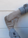 Kehlani knitted mittens - Light brown