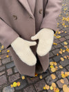 Alfina mittens - Off white