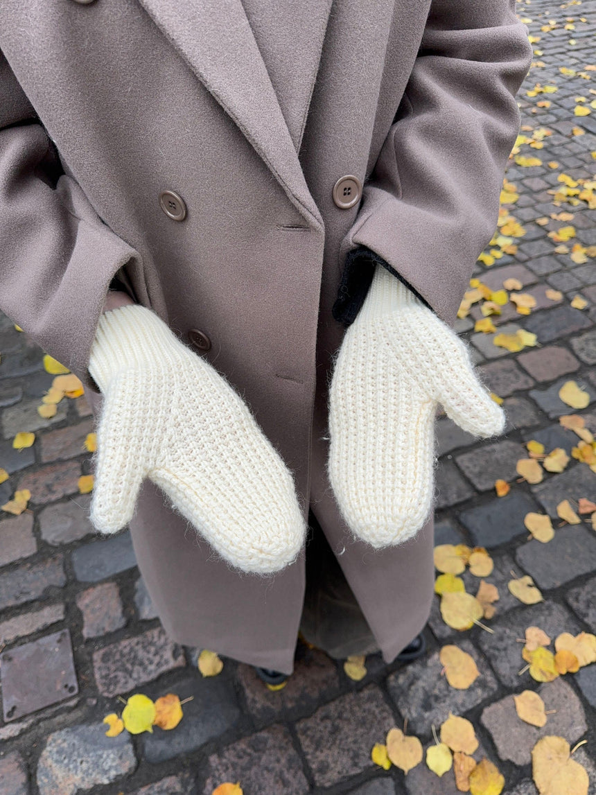 Alfina mittens - Off white