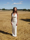 Sesia maxi lace dress - White