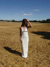 Sesia maxi lace dress - White