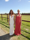 Sesia maxi lace dress - White