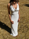 Sesia maxi lace dress - White