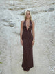 Favo maxi dress - Brown