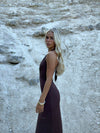 Favo maxi dress - Brown