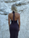 Favo maxi dress - Brown