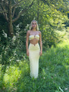 Ania maxi dress - Yellow