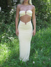 Ania maxi dress - Yellow