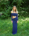 Delora maxi dress – Navy