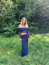 Delora maxi dress – Navy
