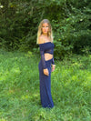 Delora maxi dress – Navy