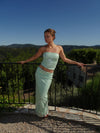 Emna maxi skirt with sequins – Mint green