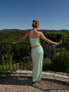 Emna maxi skirt with sequins – Mint green