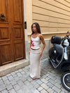 Sefina maxi knit skirt - Beige