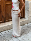 Sefina maxi knit skirt - Beige