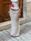 Sefina maxi knit skirt - Beige