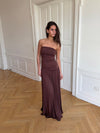 Totem maxi dress - Brown