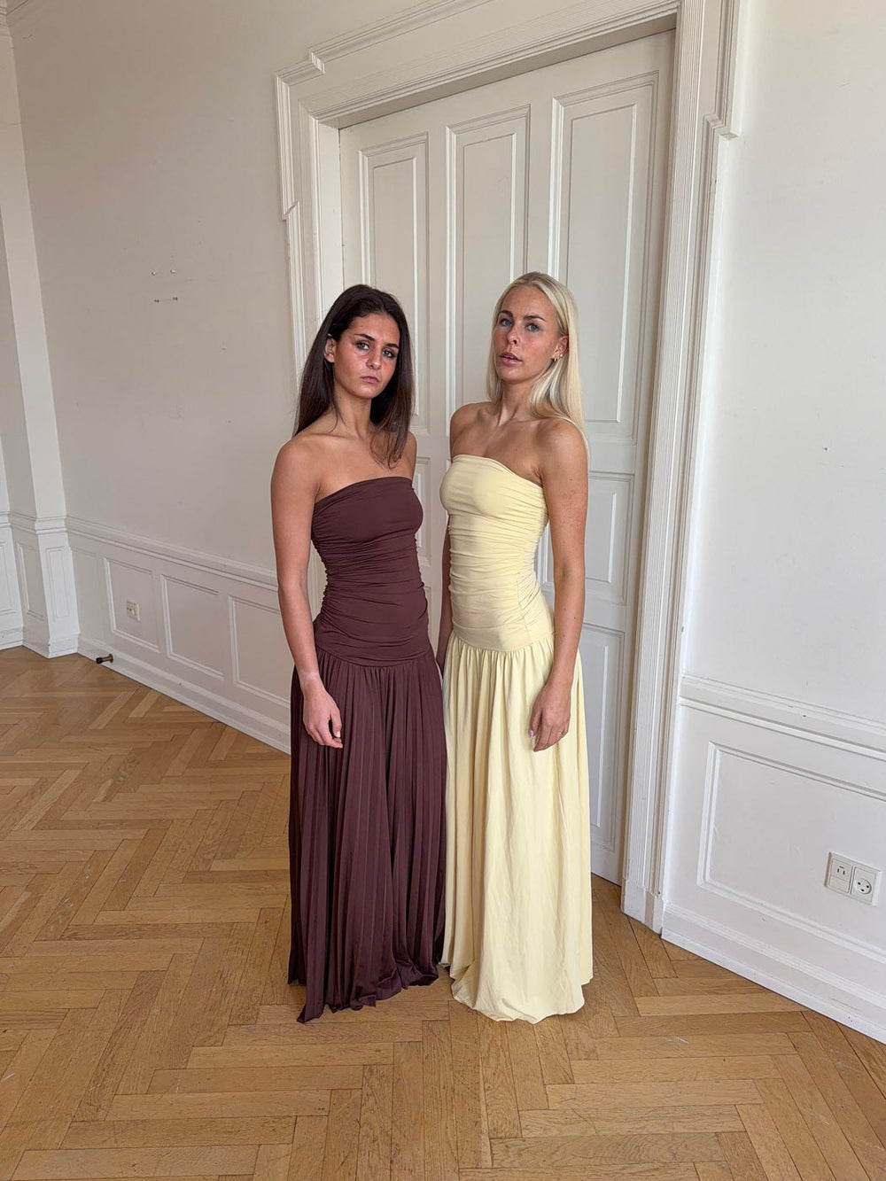 Totem maxi dress - Brown