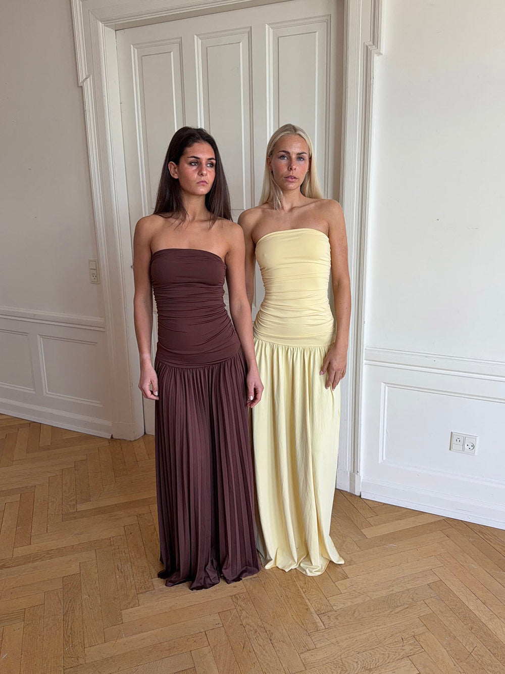 Totem maxi dress - Brown