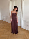 Totem maxi dress - Brown