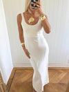 Scandivv maxi dress - White