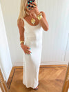 Scandivv maxi dress - White