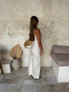 Donnia silk maxi dress - Off white