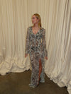 Amy dress with zebra print - Black/white