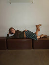 Nielsine mesh skirt with polka dots - Khaki/white