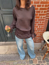 Dalya mesh blouse - Brown