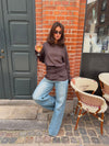 Dalya mesh blouse - Brown
