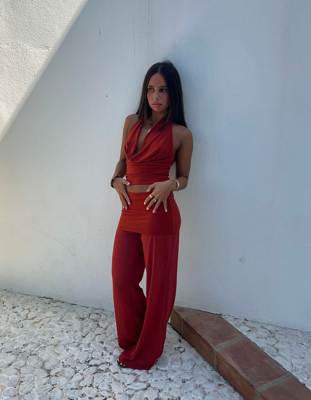 Bila mesh trousers – Red
