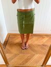 Scandivv midi skirt - Khaki