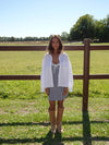 Tracy mini dress - Blue/white