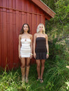 Audria mini dress - Brown/blue