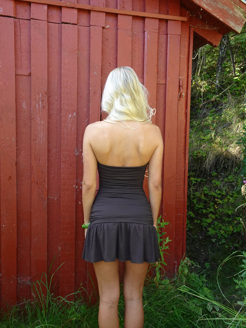 Lollie mini dress - Brown
