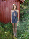 Lukka mini dress with polka dots - Black/white