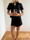Scandivv mini suit skirt - Black