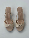 Teleo mini heels with buckle detail - Cream