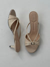 Teleo mini heels with buckle detail - Cream