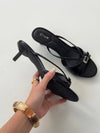 Teleo mini heels with buckle detail - Black