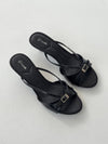 Teleo mini heels with buckle detail - Black