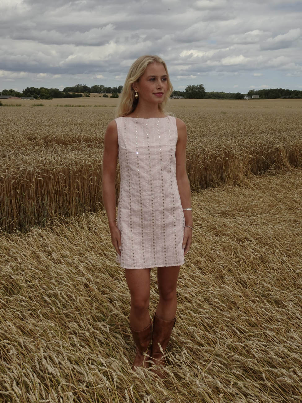 Tassy mini dress - Light pink