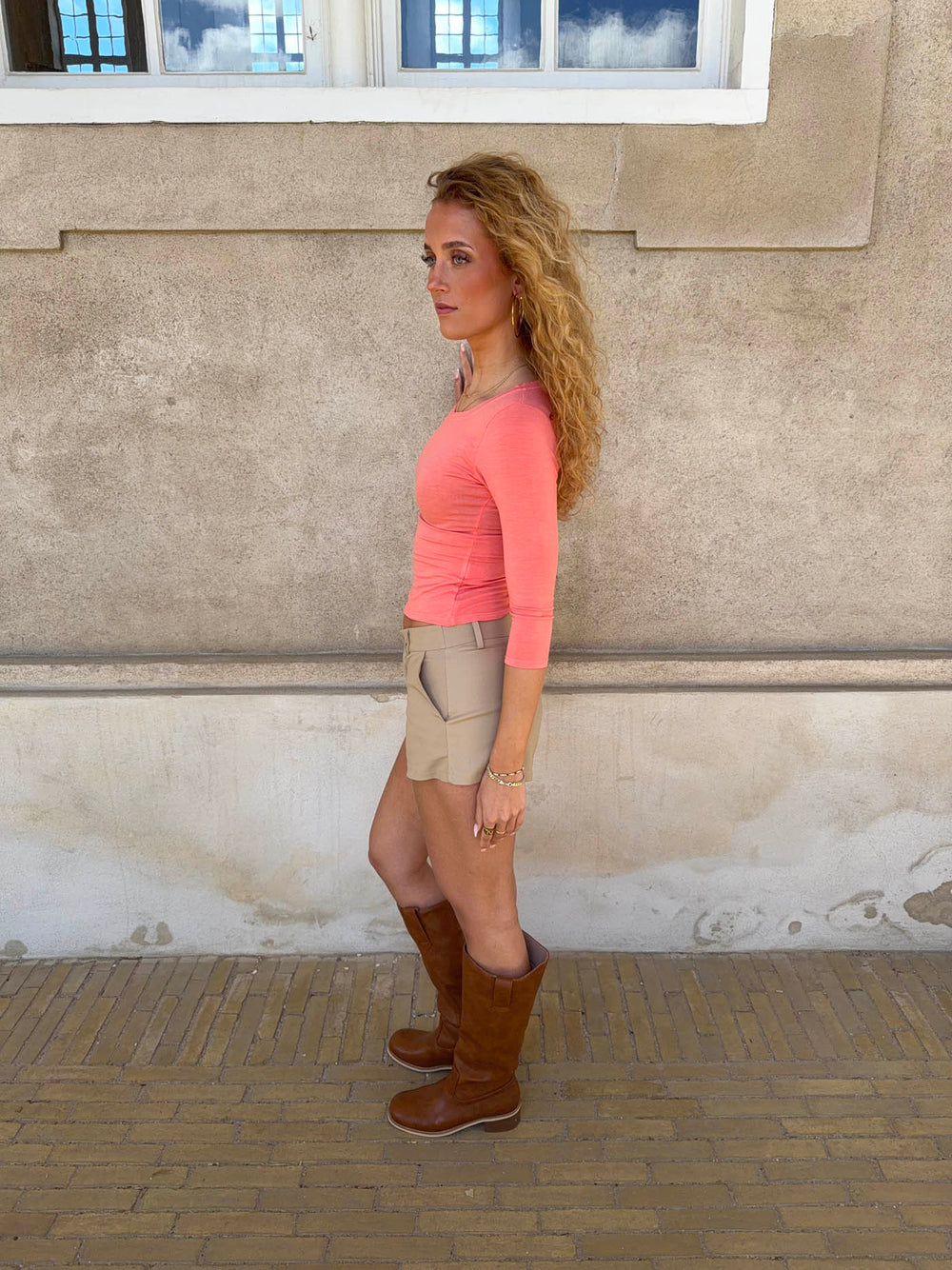 Willana mini shorts - Beige
