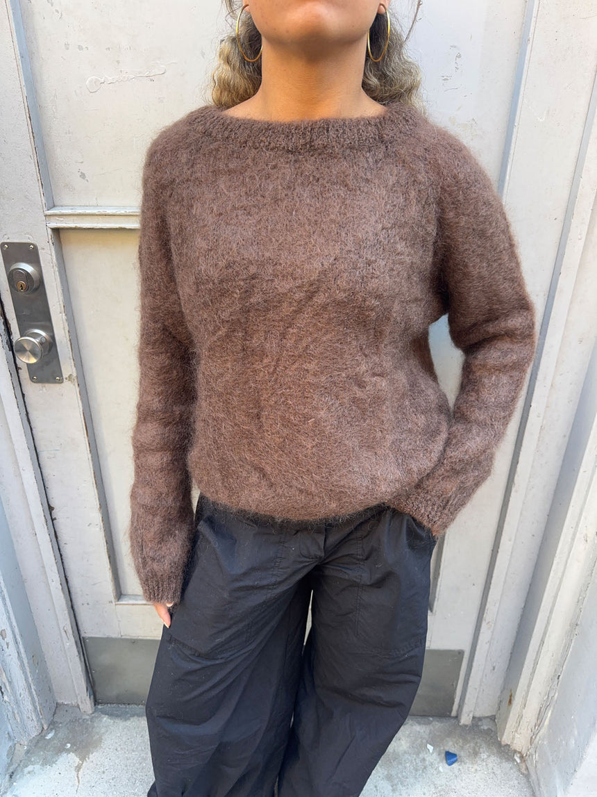 Zuzanna mohair knit - Brown